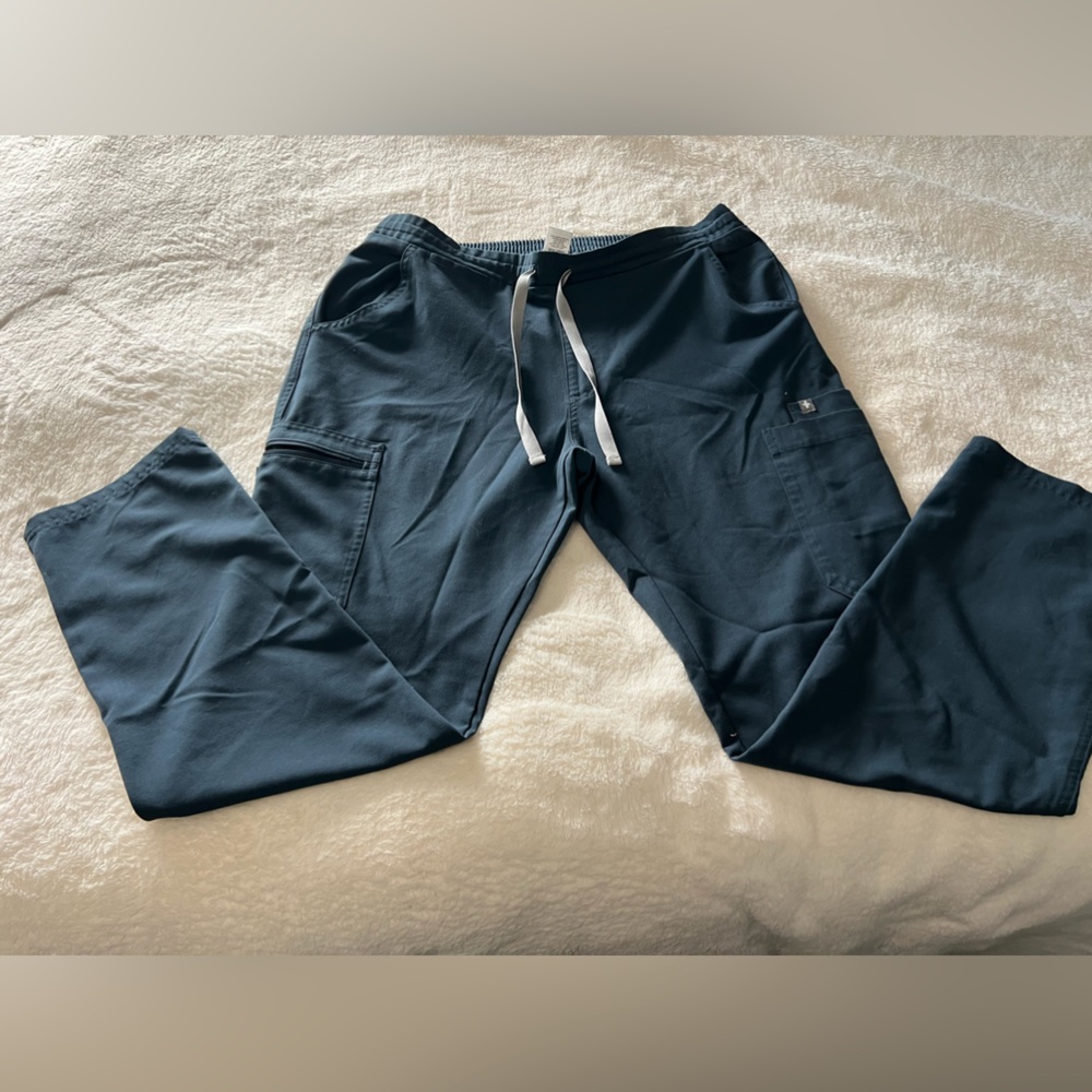 Fig scrubs yola pants size medium dark harbor